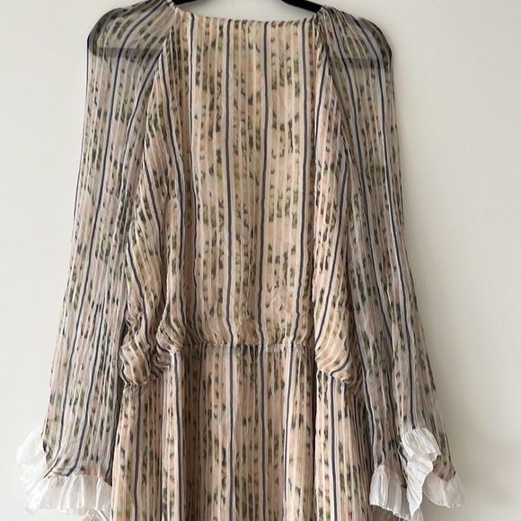 STEVIE MAY Valiant Long Sleeve Ruffle Trim Maxi Dress RRP$350 - Picture 10 of 16